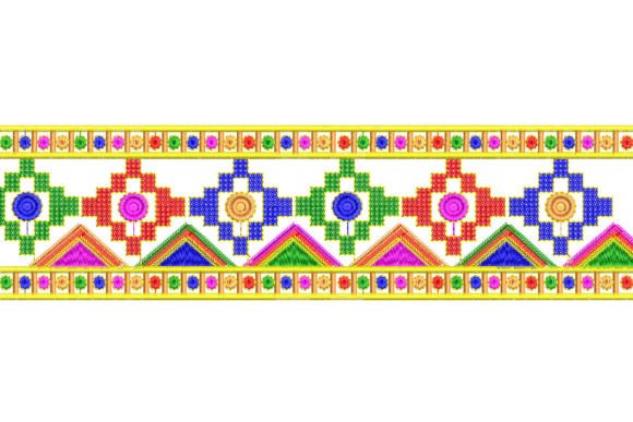 Cross Stitch Geometric Border Review