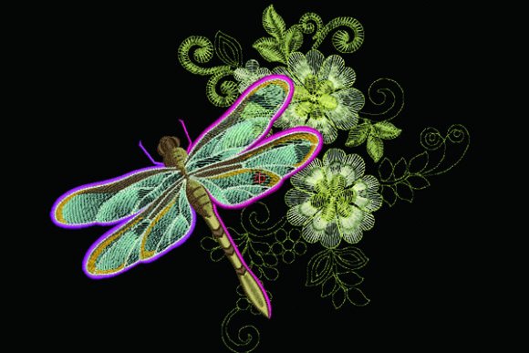 Dragonfly Floral: A Seasonal Embroidery Review