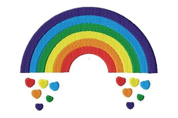 Rainbow with Falling Hearts: A Seller’s Review
