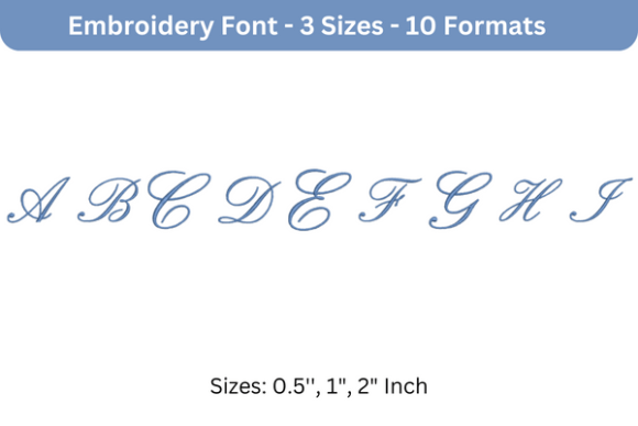 Review: English Font Uppercase a to I for Custom Projects