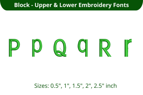 Reviewing Block Font PQR for Personalized Gifts