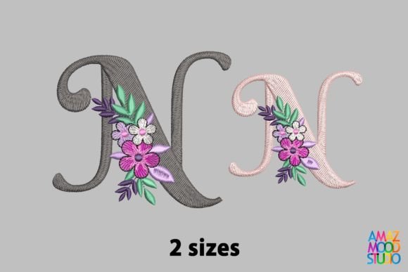 Reviewing Letter N Floral Monogram for Etsy Shops